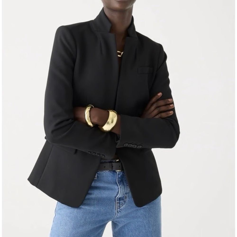 J.Crew Regent Blazer in Four-season Stretch in Black 16